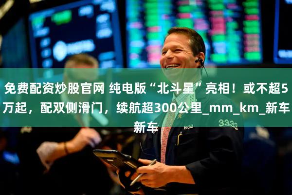 免费配资炒股官网 纯电版“北斗星”亮相！或不超5万起，配双侧滑门，续航超300公里_mm_km_新车